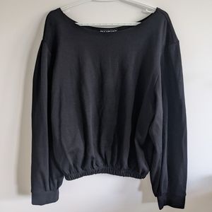 Black knit RUE 107 pencil skirt set XL